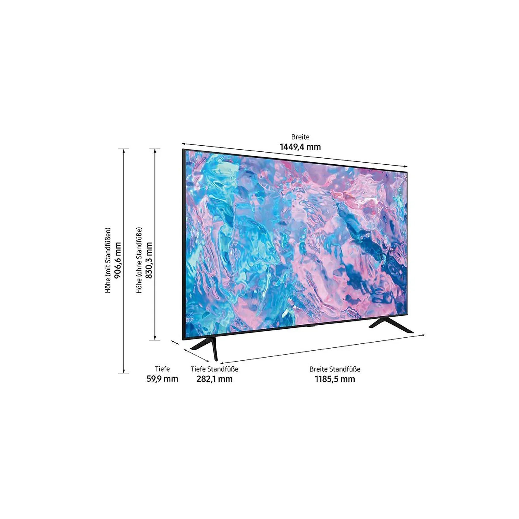 Samsung GU65CU7179 163cm 65" 4K LED Smart TV Fernseher